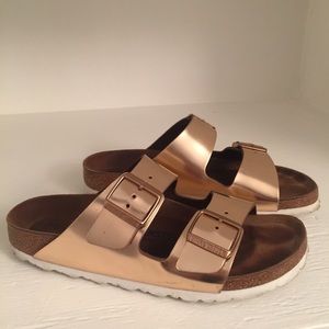Rose Gold Birkenstock’s